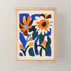 Quirky Flower Colorful Painting Mini Art Print Gallery Image 1