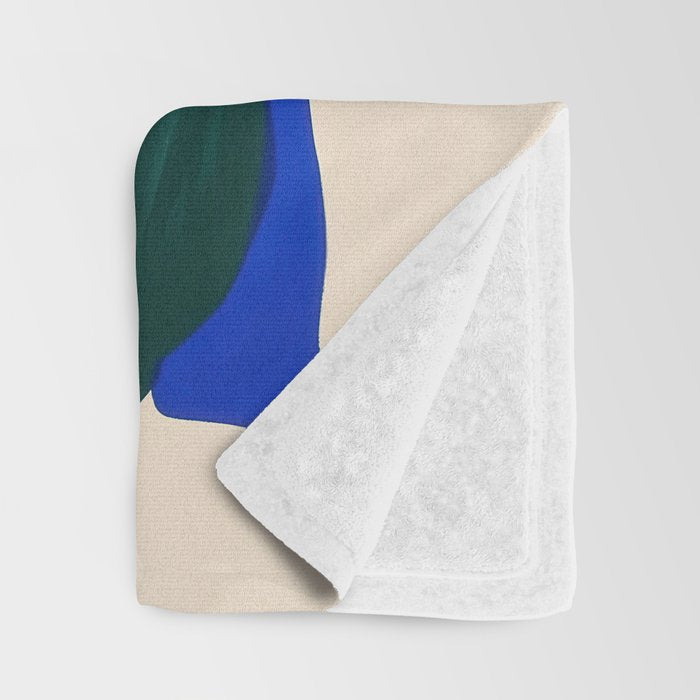 Quirky Flower Colorful Painting Throw Blanket Gallery Image 3