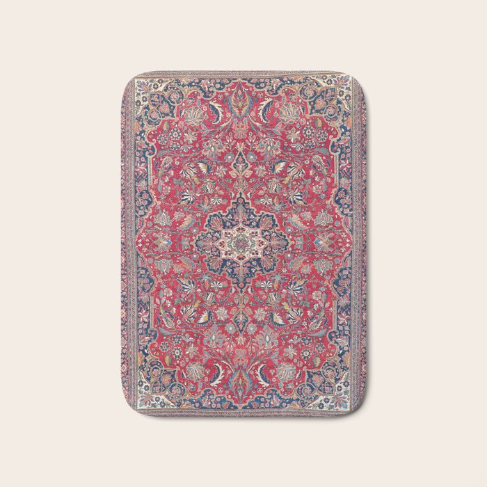 Bijar Kurdish Northwest Persian Rug Print Bath Mat Gallery Image 1