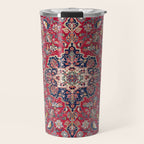Bijar Kurdish Northwest Persian Rug Print Travel Mug Gallery Image 1