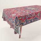 Bijar Kurdish Northwest Persian Rug Print Tablecloth Gallery Image 1