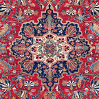 Bijar Kurdish Northwest Persian Rug Print Coffee Mug Gallery Image 2