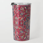 Bijar Kurdish Northwest Persian Rug Print Travel Mug Gallery Image 3