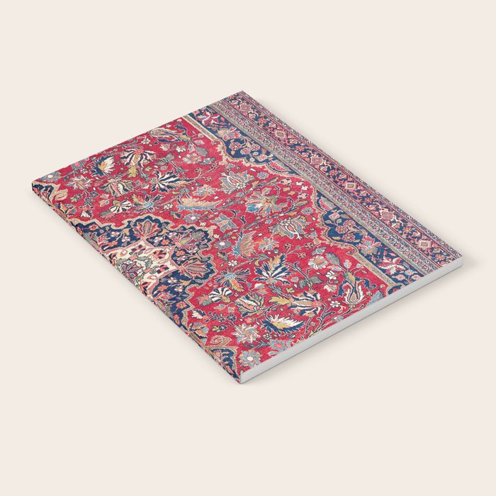 Bijar Kurdish Northwest Persian Rug Print Notebook Gallery Image 2