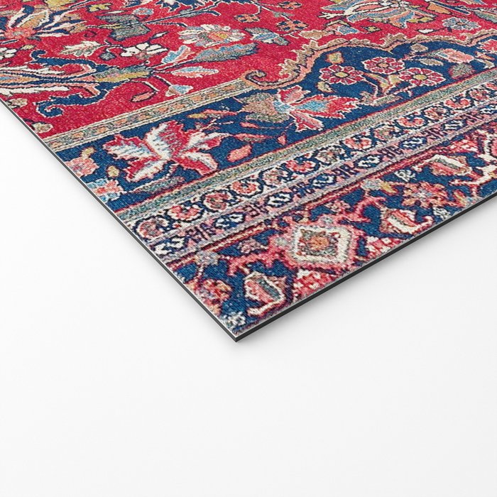 Bijar Kurdish Northwest Persian Rug Print Welcome Mat Gallery Image 2