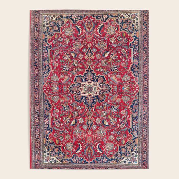 Bijar Kurdish Northwest Persian Rug Print Poster Gallery Image 4