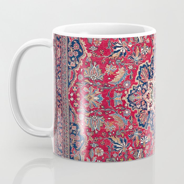 Bijar Kurdish Northwest Persian Rug Print Coffee Mug Gallery Image 3