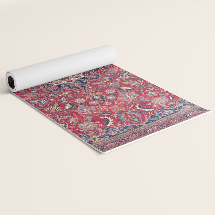 Bijar Kurdish Northwest Persian Rug Print Yoga Mat Gallery Image 2