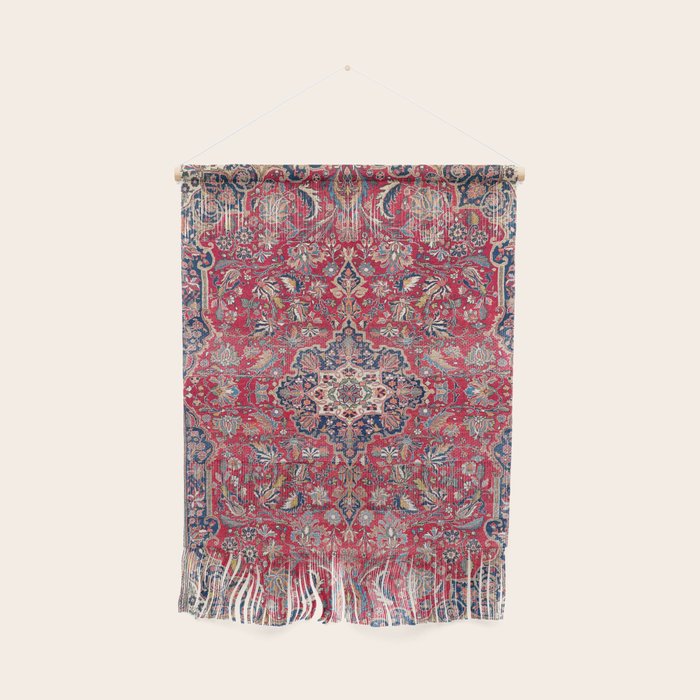 Bijar Kurdish Northwest Persian Rug Print Wall Hanging Gallery Image 1