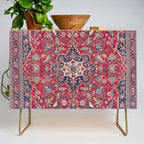 Bijar Kurdish Northwest Persian Rug Print Credenza Gallery Image 1