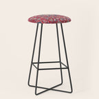 Bijar Kurdish Northwest Persian Rug Print Stool Gallery Image 1