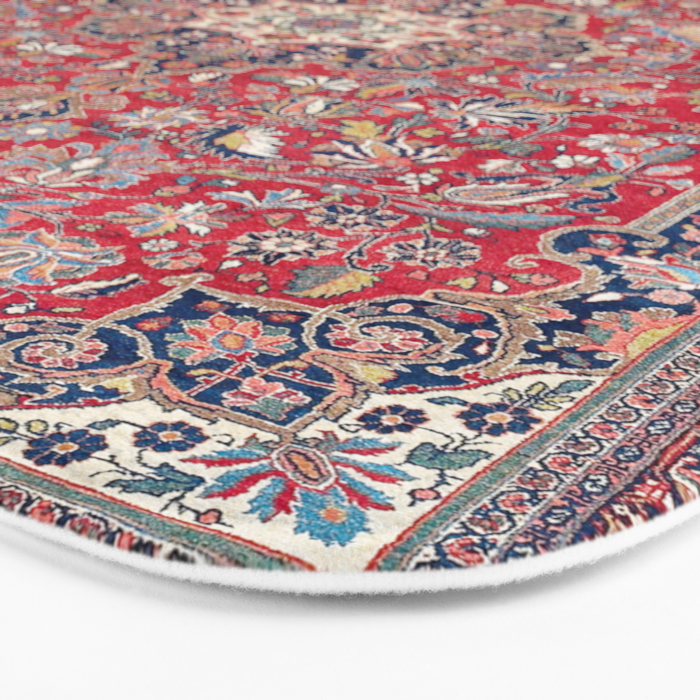 Bijar Kurdish Northwest Persian Rug Print Bath Mat Gallery Image 3