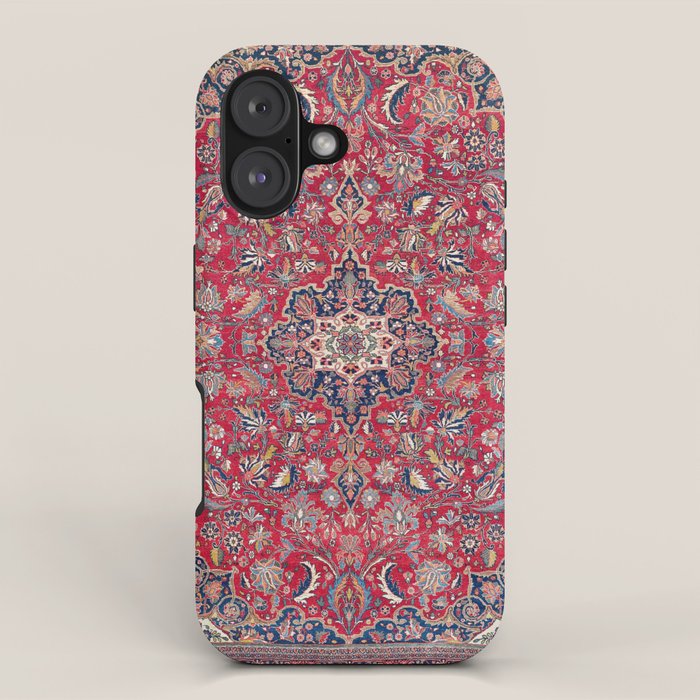 Bijar Kurdish Northwest Persian Rug Print iPhone Case Gallery Image 1
