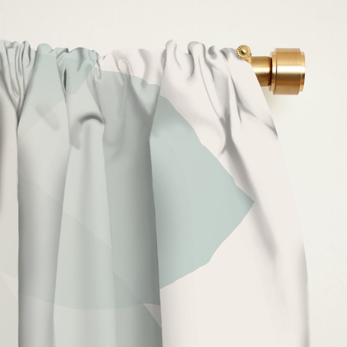 Lotus Flower Minimalism VI Window Curtain Gallery Image 2