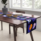 Anurognathus in the night sky Table Runner Gallery Image 2