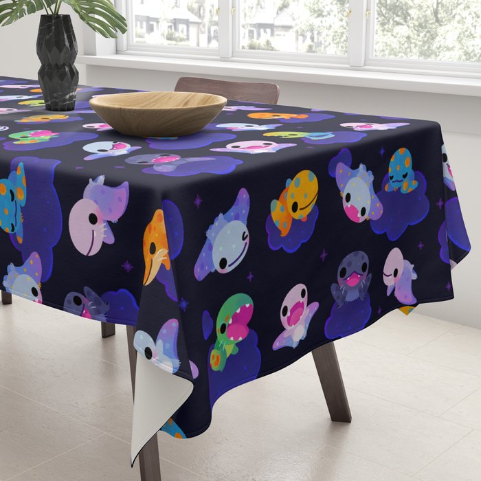 Anurognathus in the night sky Tablecloth Gallery Image 3
