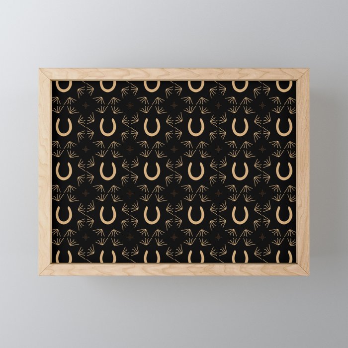 Burning Daylight Rustic Pattern Mini Art Print Gallery Image 1