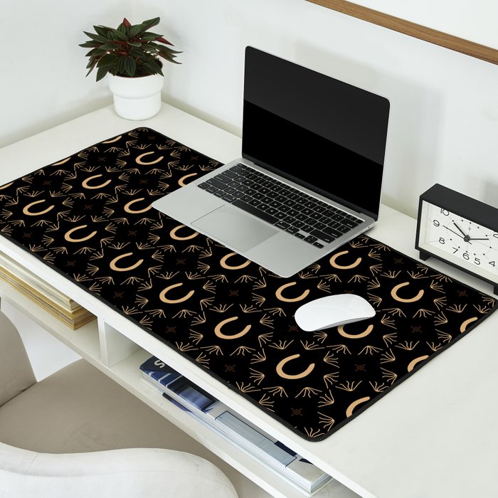 Burning Daylight Rustic Pattern Desk Mat Gallery Image 2