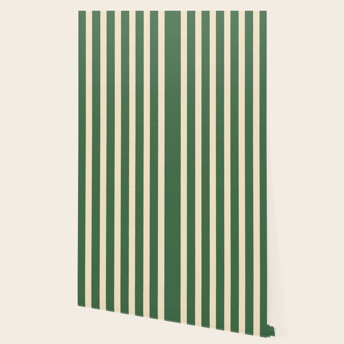 Simple Stripes Pattern - Deep Green Wallpaper Gallery Image 2