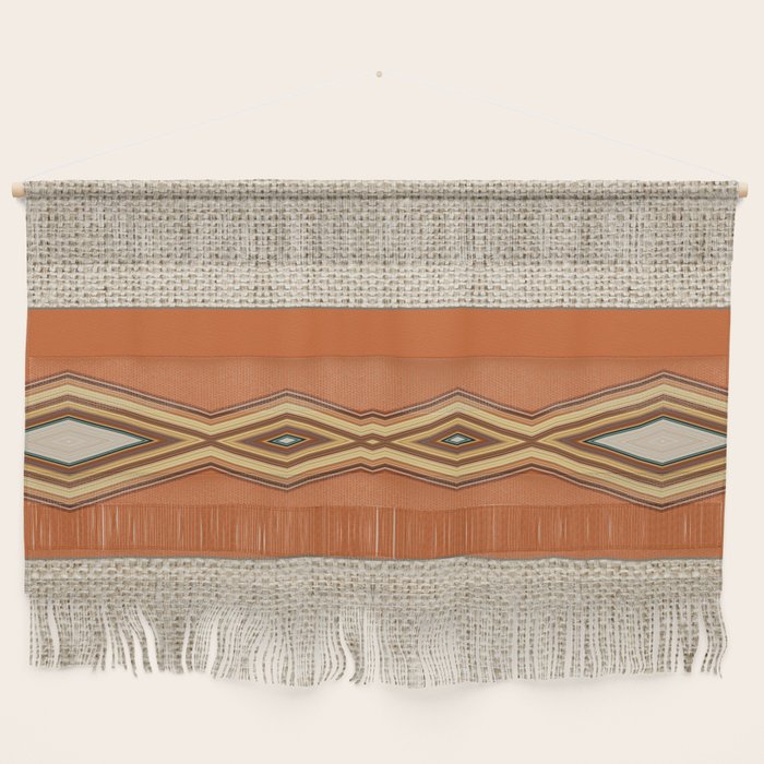 Southwestern Earth Tone Texture Design Wall Hanging Gallery Image 1