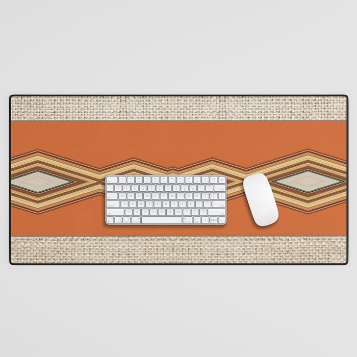 Southwestern Earth Tone Texture Design Desk Mat Gallery Image 1