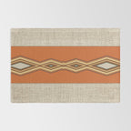 Southwestern Earth Tone Texture Design Rug Gallery Image 2