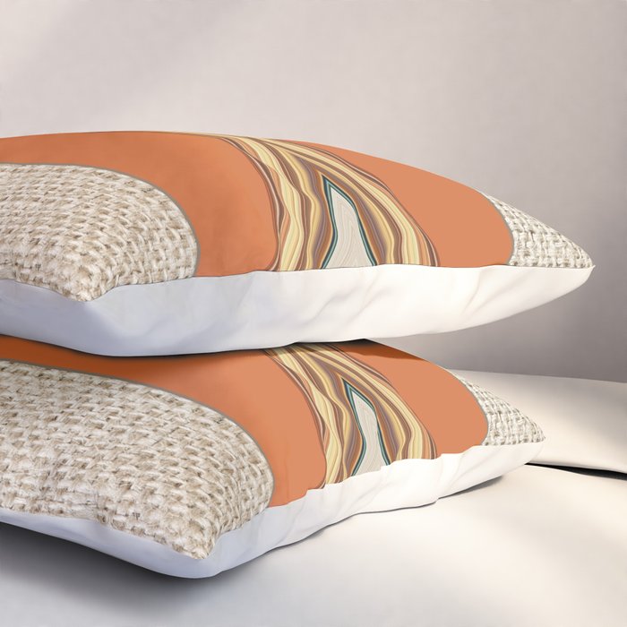 Southwestern Earth Tone Texture Design Pillow Sham Gallery Image 3