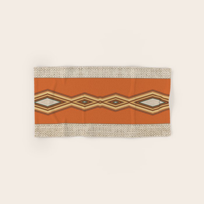 Southwestern Earth Tone Texture Design Bath Towel
