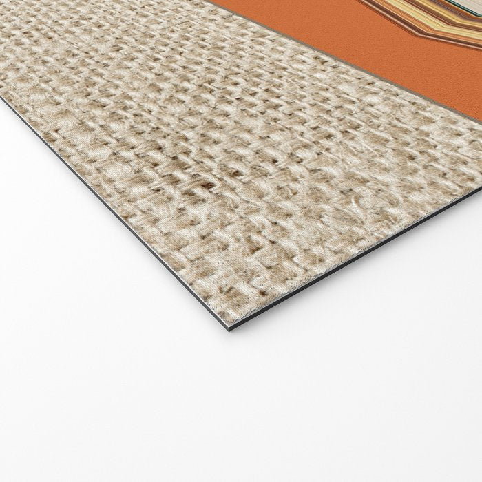 Southwestern Earth Tone Texture Design Welcome Mat Gallery Image 2