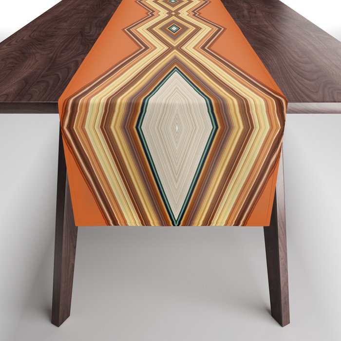 Southwestern Earth Tone Texture Design Table Runner Gallery Image 1