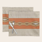 Southwestern Earth Tone Texture Design Placemat Gallery Image 1