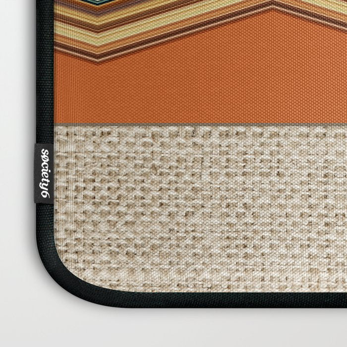 Southwestern Earth Tone Texture Design Laptop Sleeve Gallery Image 3