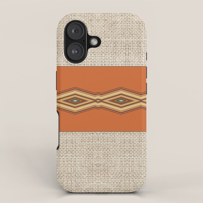 Southwestern Earth Tone Texture Design iPhone Case Gallery Image 1