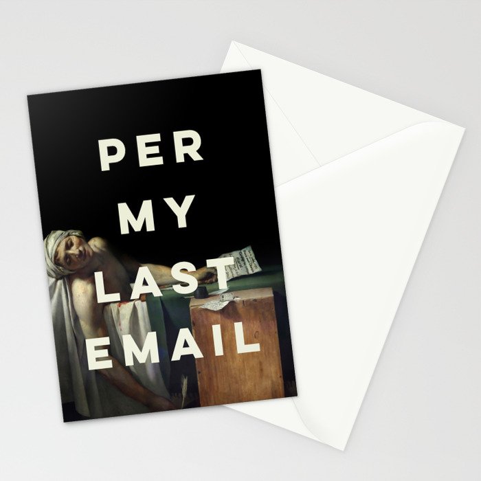 Per My Last Email Stationery Card Gallery Image 2