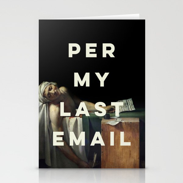 Per My Last Email Stationery Card Gallery Image 2