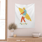 Skater from 70s Wall Tapestry Gallery Image 2