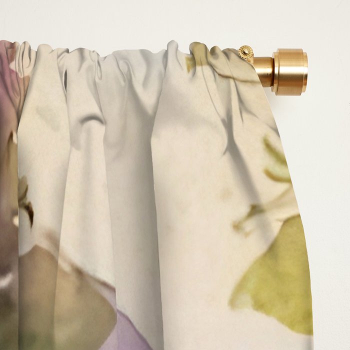 Purple tulips field  Window Curtain Gallery Image 2