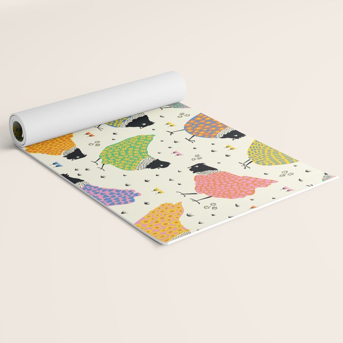 Chicken Farm Yoga Mat Gallery Image 2