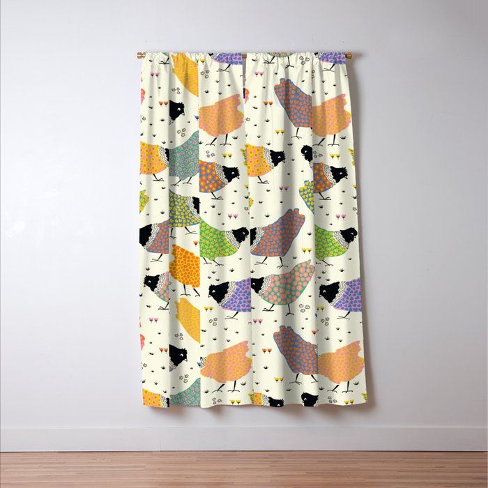 Chicken Farm Window Curtain Gallery Image 3