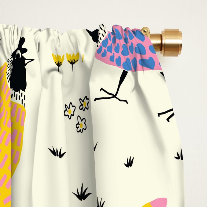 Chicken Farm Window Curtain Gallery Image 2