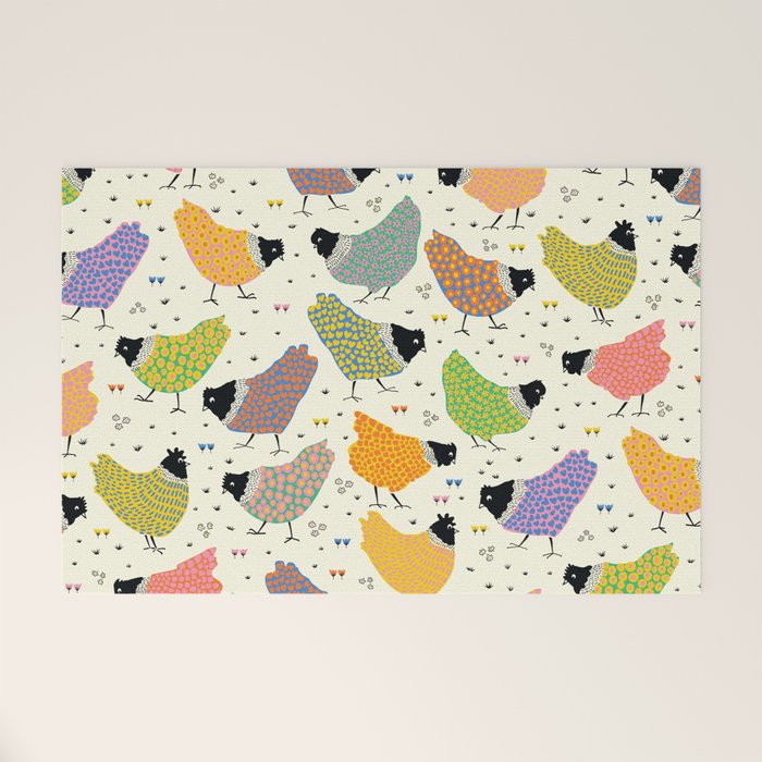 Chicken Farm Welcome Mat Gallery Image 1