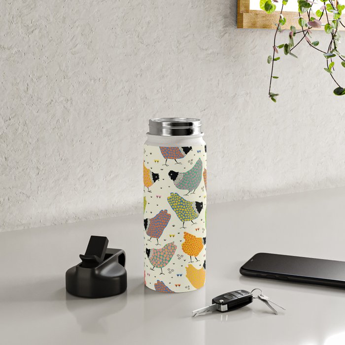 Chicken Farm Water Bottle Gallery Image 4