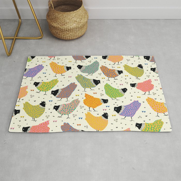 Chicken Farm Rug Gallery Image 1