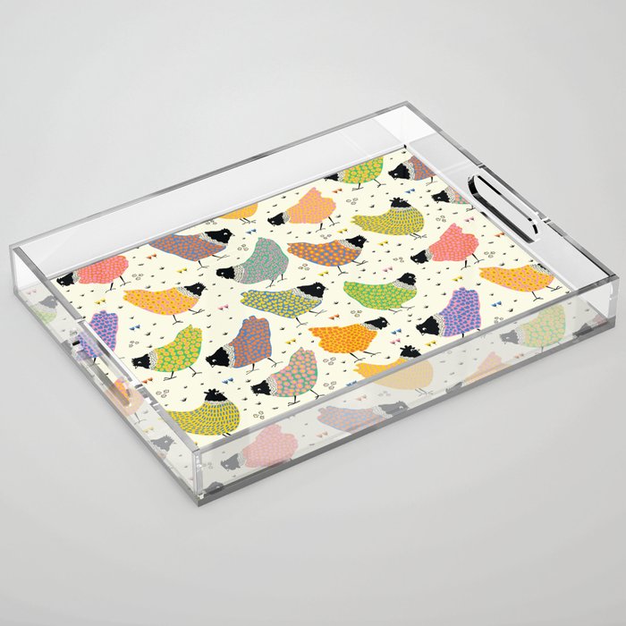 Chicken Farm Acrylic Tray Gallery Image 1