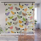 Chicken Farm Wall Mural Gallery Image 1