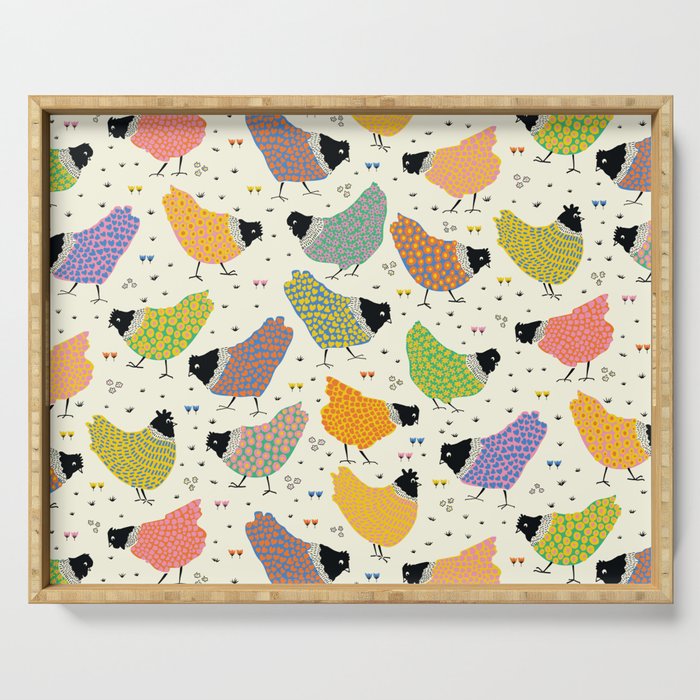 Chicken Farm Serving Tray Gallery Image 1
