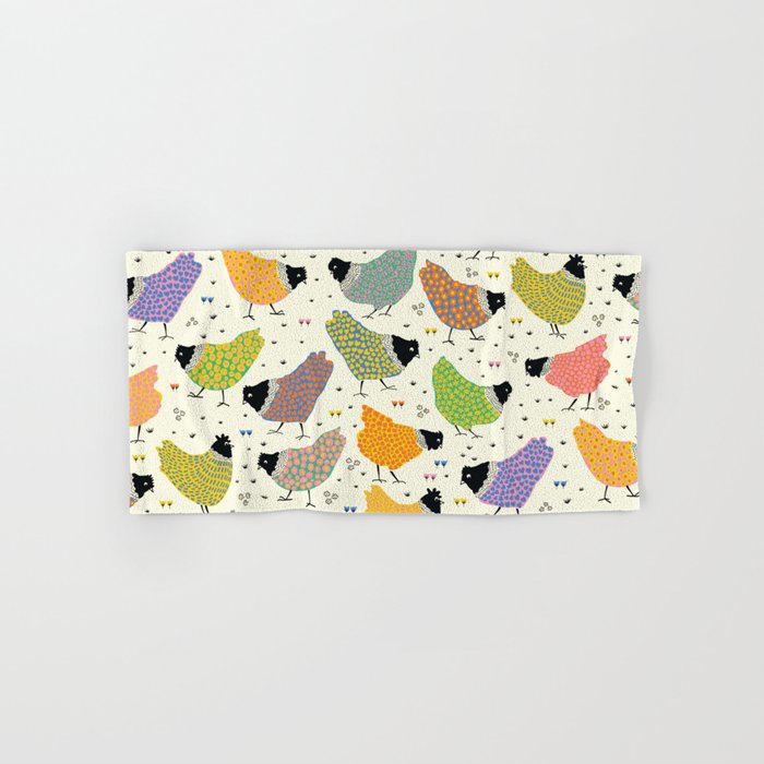 Chicken Farm Bath Towel Gallery Image 1