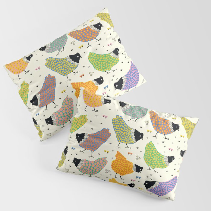 Chicken Farm Pillow Sham Gallery Image 3