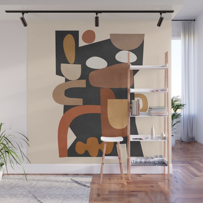 Modern Abstract Art 43 Wall Mural Gallery Image 1