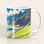 On the Return to Hokiriukiyo - A Contemporary Ukiyo-e Nature Landscape Coffee Mug Gallery Image 1